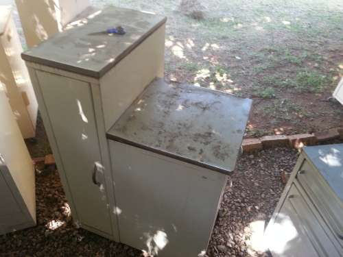 old medical cabinet     up-cycled bedside table
