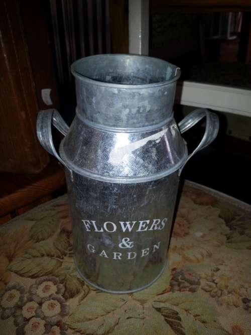small milk can for flowers