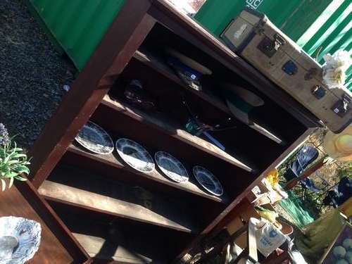 Antique massive bookcase