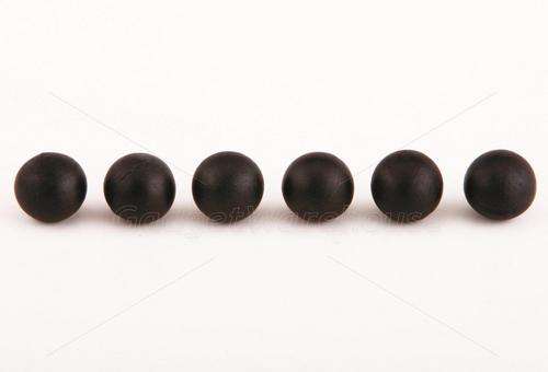 PVC Solid Riot Balls - Black .68 Cal Pack of 500