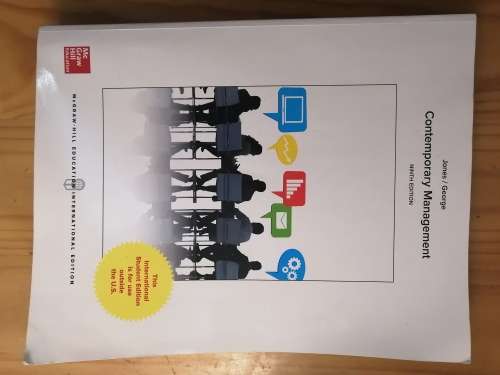 Contemporary Management 9th Edition Text Book