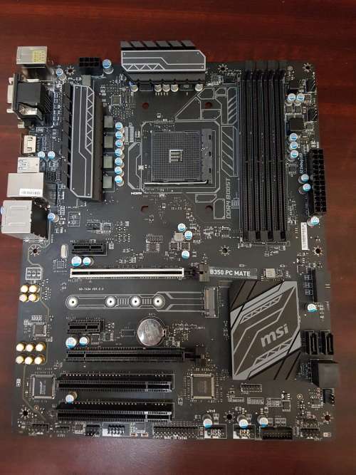 UNTESTED MSI B350 PC MATE AMD Motherboard