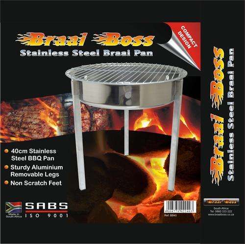 Braai Boss Stainless Steel Braai Pan