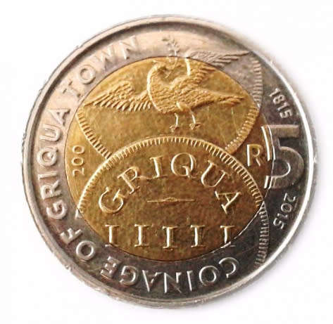 Griqua R5 Coinage of Griquatown