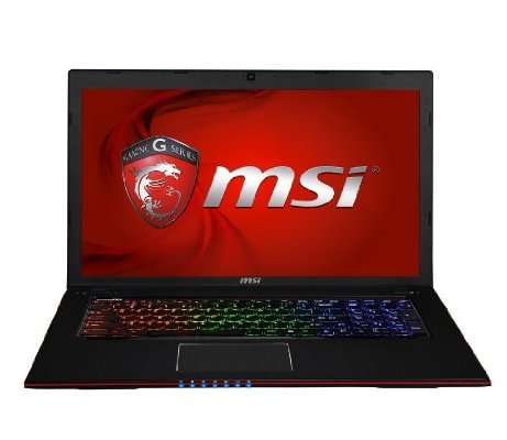 MSI MS-1756 Intel Core i7-4700HQ 512GB SSD 12GB RAM 2.4 GHz Graphics - 2GB