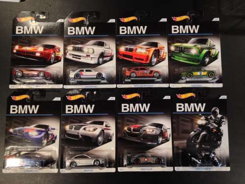 Hotwheels BMW 49th anniversary colllection all 8 cars