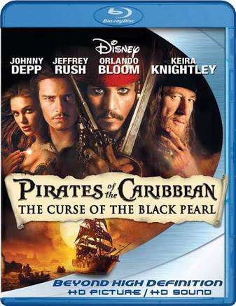 Pirates Of the Caribbean the curse of the black peal Blu-Ray