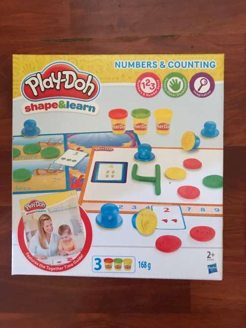 Play doh shape & learn numbers and counting set 100% original