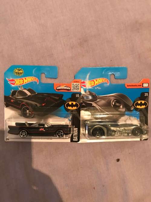 Rare Batman hotwheels collection all 2 cars