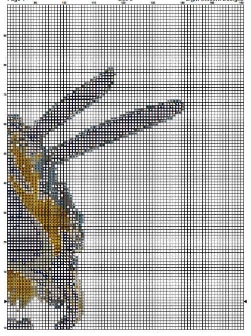 Bee 5 Cross Stitch Pattern PDF - Watercolor Cross Stitch Pattern