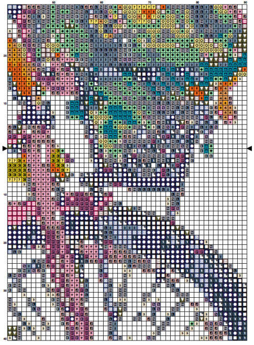 Bicycle 1 Cross Stitch Pattern PDF - Watercolor Cross Stitch Pattern