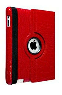 iPad 3 360 Rotatory Stand magnetic leather hole cover  *Free Shipping*