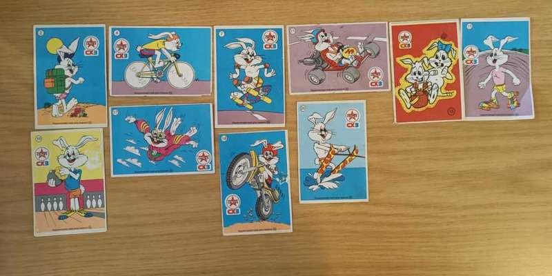 Collectible Caltex White Rabbit stickers early 1990's