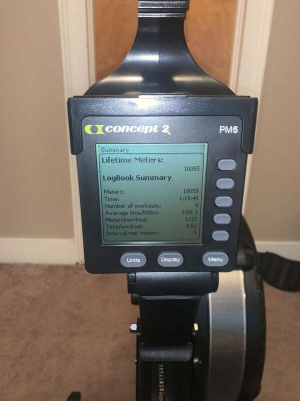 Concept2 Model D Indoor Rowing Machine Black With PM5 Performance Monitor