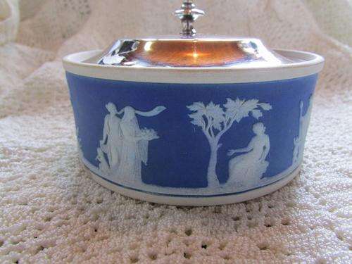 Very Old Dark Blue Wedgwood Bowl