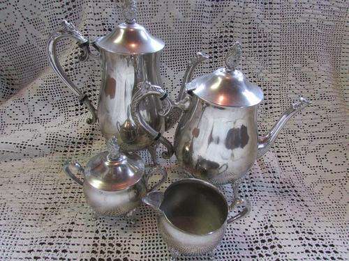 A Stunning Silver Plated Tea Set