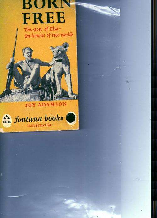 BORN FREE  SIGNED BY JOY ADAMSON