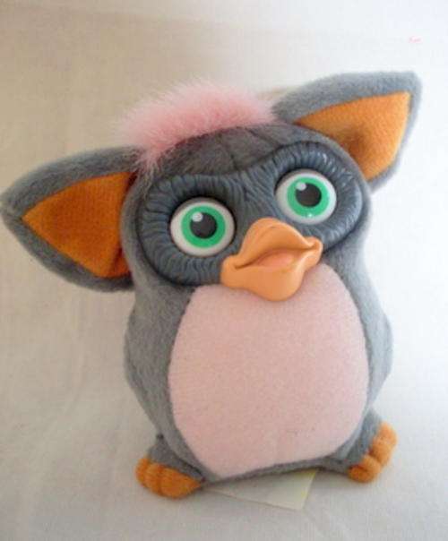 FURBY HASBRO HEIGHT 8CM 2006 HASBRO  MC DONALDS CHINA PRESS TUMMY IT PLAYS MUSIC