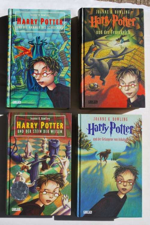 Harry Potter 4 Buecher in Top Konditions