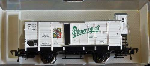 HO Fleischmann Pilsener Urquell beer wagon, new