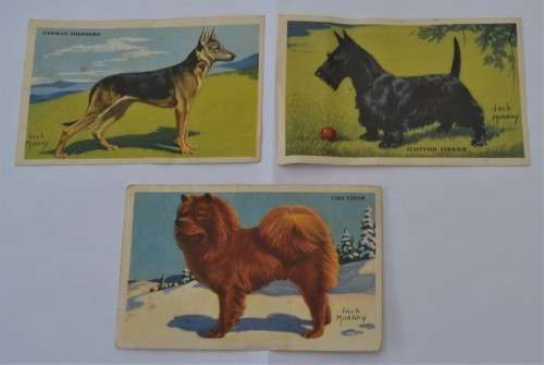 Kellogg`s Gro-Pup, collection of 23 dog  pictures of 24, rare item