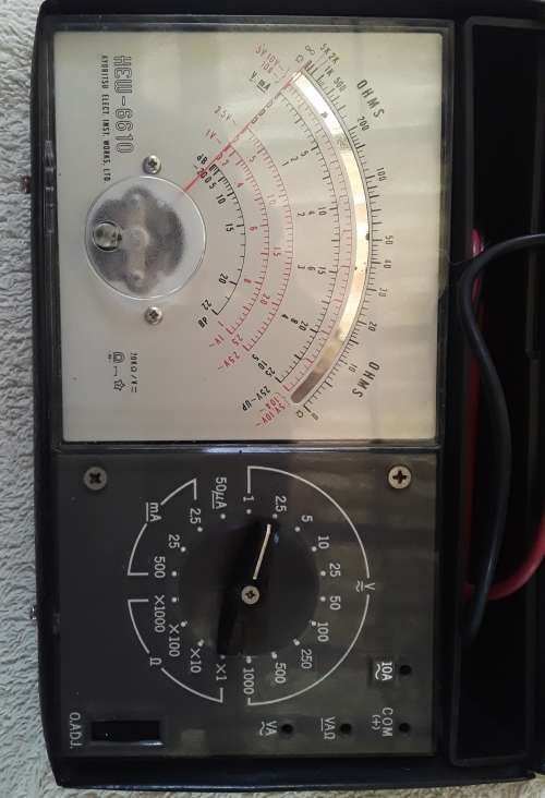 Installation works volt meter, KEW 6610