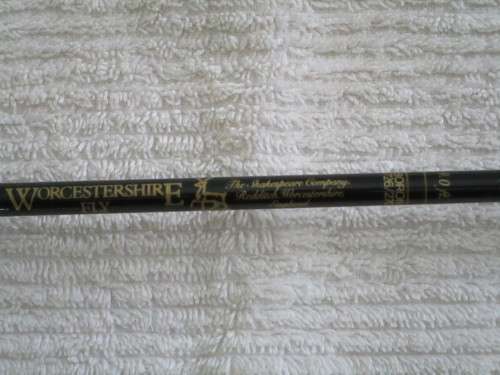 Fishing rod, Fly Rod Boron, Worchester in clear box, 1726/270, 9 ft., #8/9 plus flys