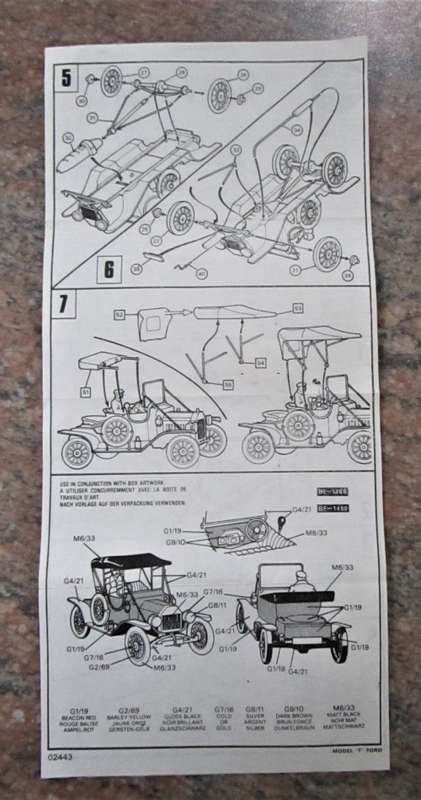 AIRFIX Historic cars, Ford T from 1912, rare item