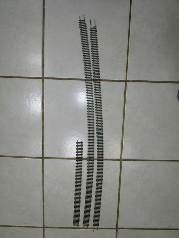 Atlas and Hornby HO flex tracks, 13,2 meter