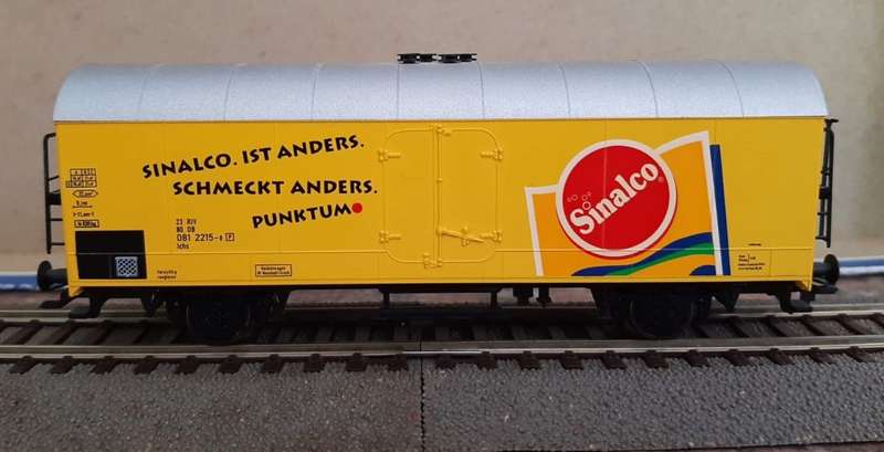 Fleischmann hO refridgerator wagon, Sinalco, Only available until 10.02.24.