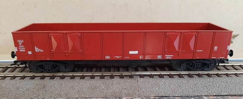 Fleischmann HO high sides gondola, like new in top condition, rare lettering.