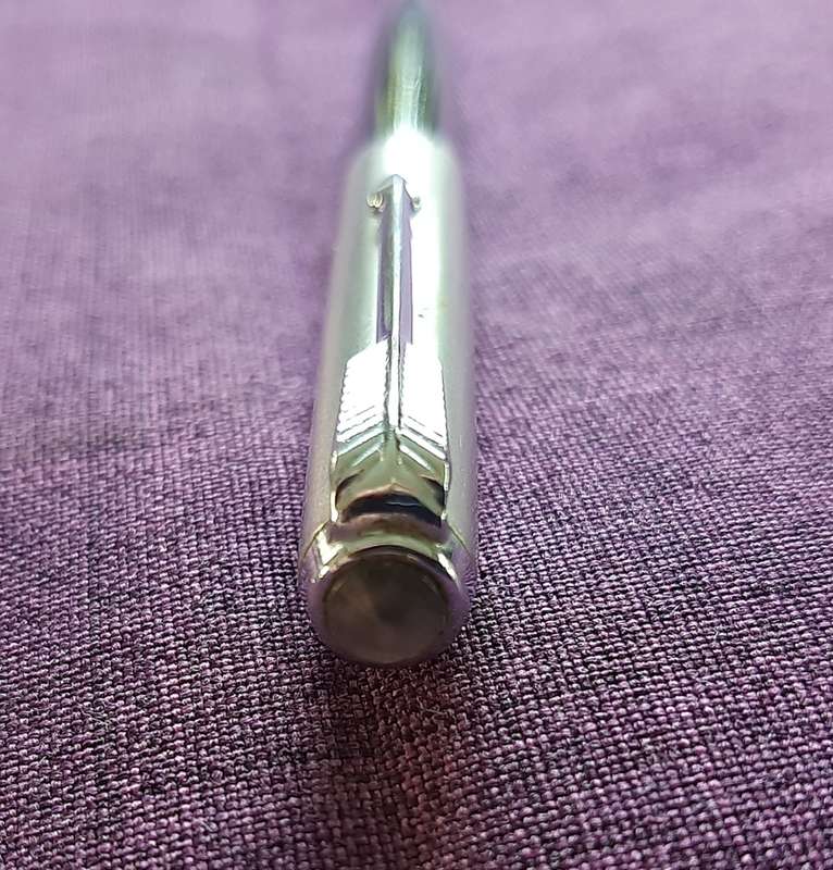 Parker stainless steel Jotter pen and pencil set plus Parker pencil