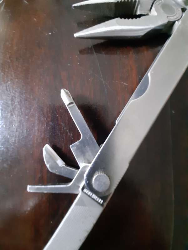 Leatherman LM832518 Heritage PST Multi-tool number 0997 with leather pouch, like new
