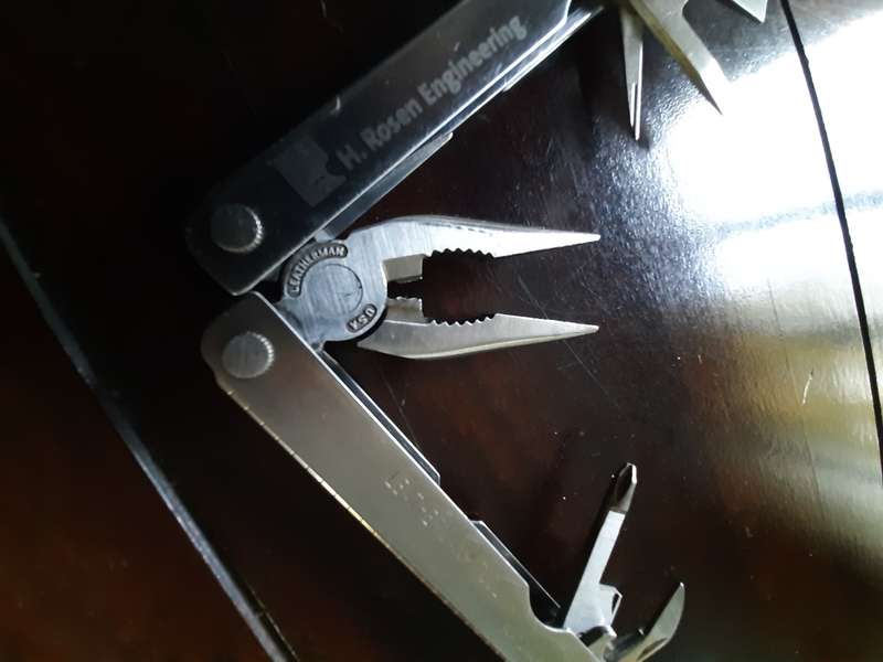 Leatherman LM832518 Heritage PST Multi-tool number 0997 with leather pouch, like new