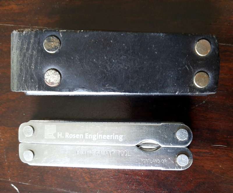 Leatherman LM832518 Heritage PST Multi-tool number 0997 with leather pouch, like new