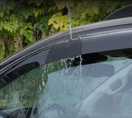 Nissan NP200 Windshields (2 Pieces) Wind Deflector Set - Carbon Fiber Look