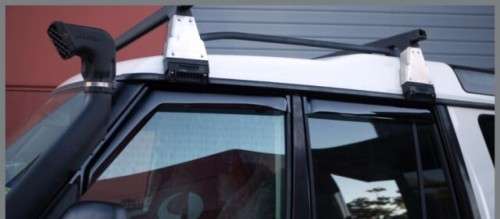 Wind Deflectors (4 Pieces) - Land Rover Discovery 3 or Discovery 4 - Smoke