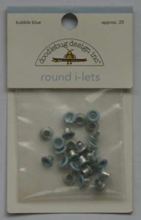 Doodle Bug Eyelets Baby Blue