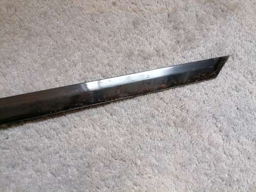 Katana Straight Blade/ Ninja Sword - Stealth black blade