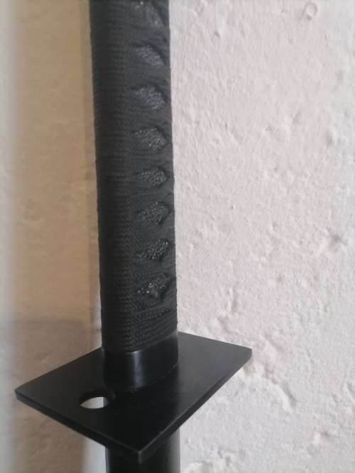 Katana Straight Blade/ Ninja Sword - Stealth black blade