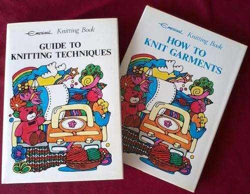Empisal Knitting book - set of 2 books in box.  Hard cover.