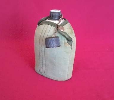 Old Army Aliminium Canteen - has been used in War on S.A. borders.