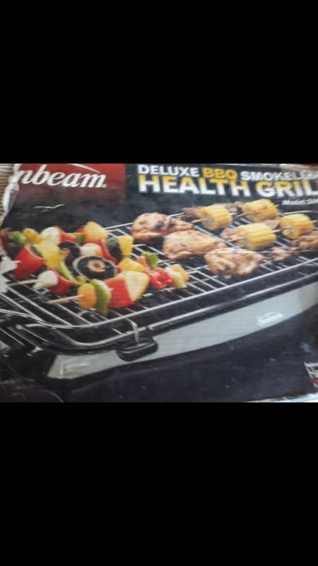 Sunbeam Deluxe BBQ Smokeless Health grill