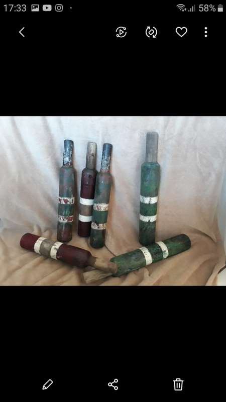 Set of Jukskei Batterns. Jukskei Skeie