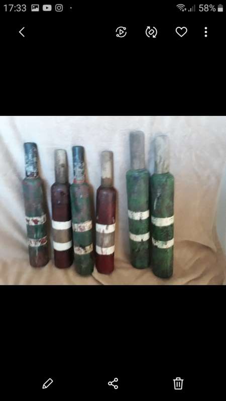 Set of Jukskei Batterns. Jukskei Skeie