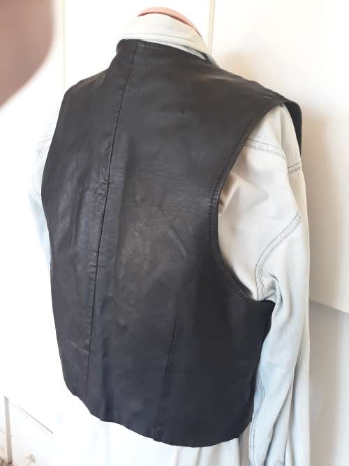 Mens Vintage Castillian Leather Waist coat.  size M - L