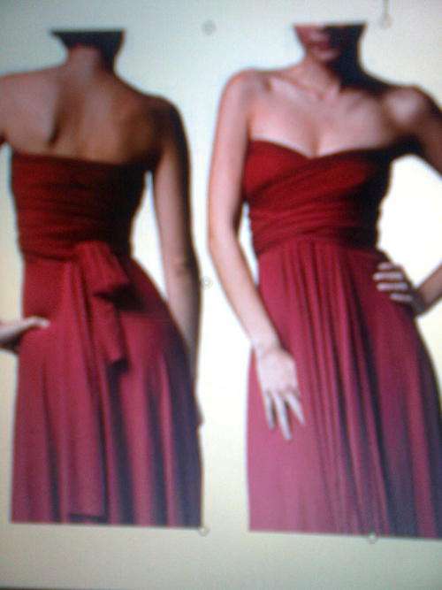 Ladies PERFECT Convertible Wrap Dress.  Can be wraped in more than 10 different styles!!