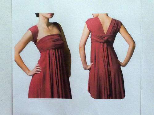 Ladies Infinity,Twist,Convertible Wrap Dress. LONG. Can be wraped in more than 10 different styles!!