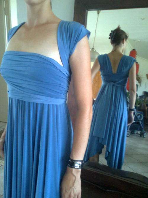 Infinity, Convertible Maternity Wrap Dress.Long. Can be wraped in more than 10 different styles!!
