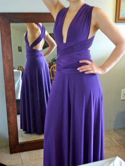Ladies PERFECT Convertible Wrap Dress. LONG. Can be wraped in more than 10 different styles!!